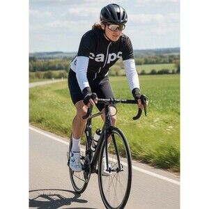 Capo Women’s L Full Zip Thermal Long Sleeve Jersey Made In Italy